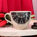 Kubek w koronki  toczony na kole 300 ml 4/03