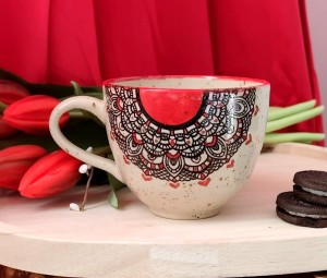 Kubek w koronki  toczony na kole 300 ml 9/03 