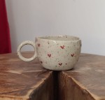 Kubeczek lepiony ręcznie, serduszka, 100 ml 91/03