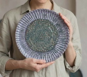 Patera ręcznie wykonana relief 70/03