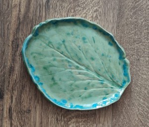 Patera ręcznie wykonana LIŚĆ  100/03