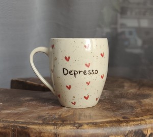 Kubek DEPRESSO toczony na kole 130 ml 28/04