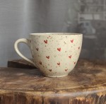 Kubek w serduszka toczony na kole 32/04